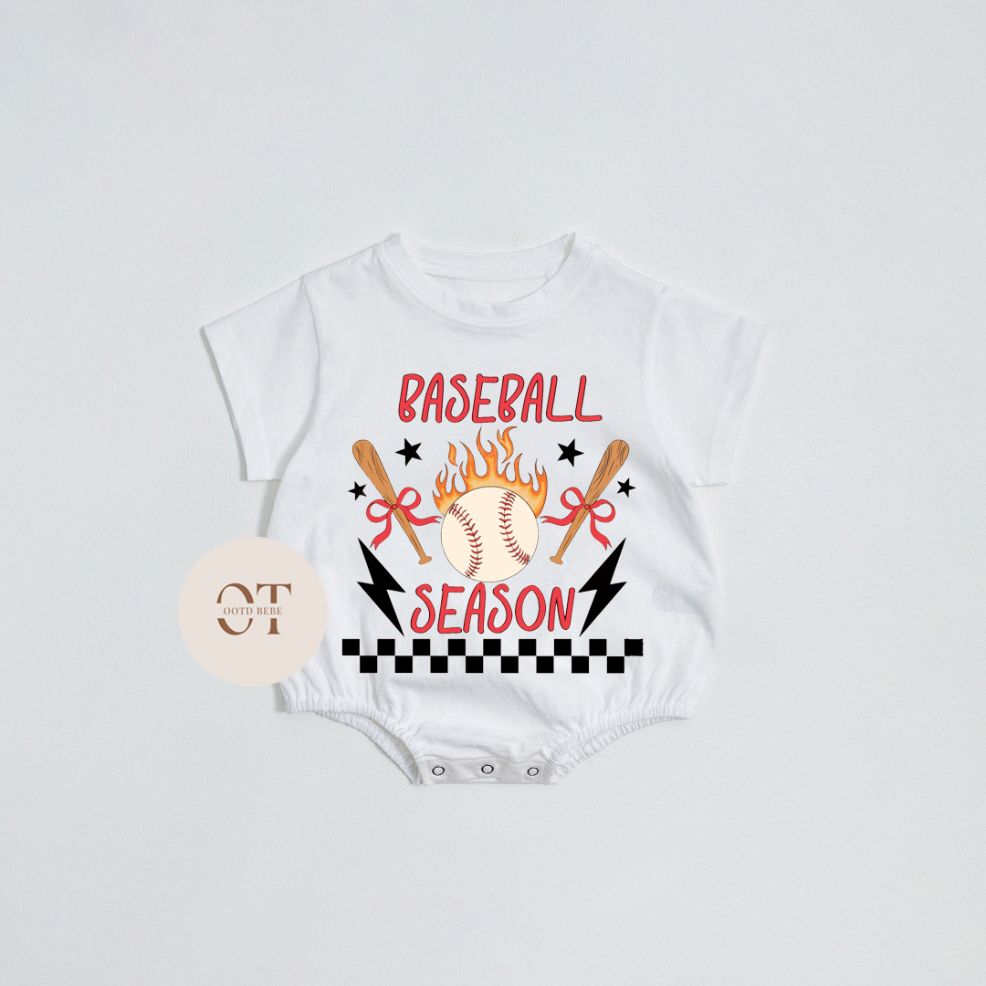 Baby Baseball Season Romper