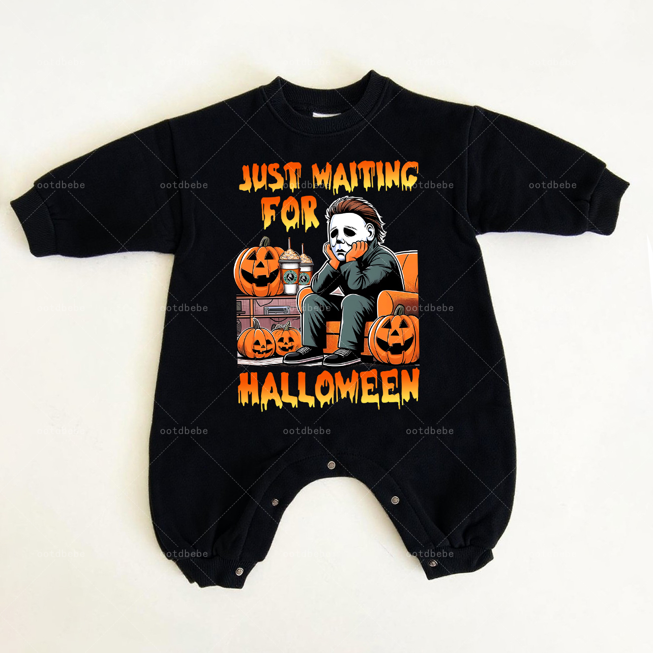 Baby Just Waiting For Halloween Jumpsuit