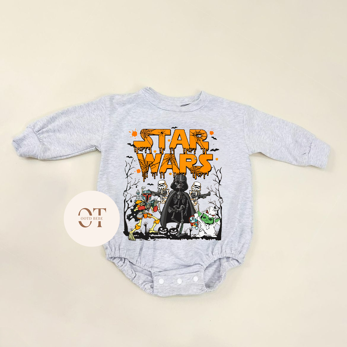 Baby Halloween Bubble Romper