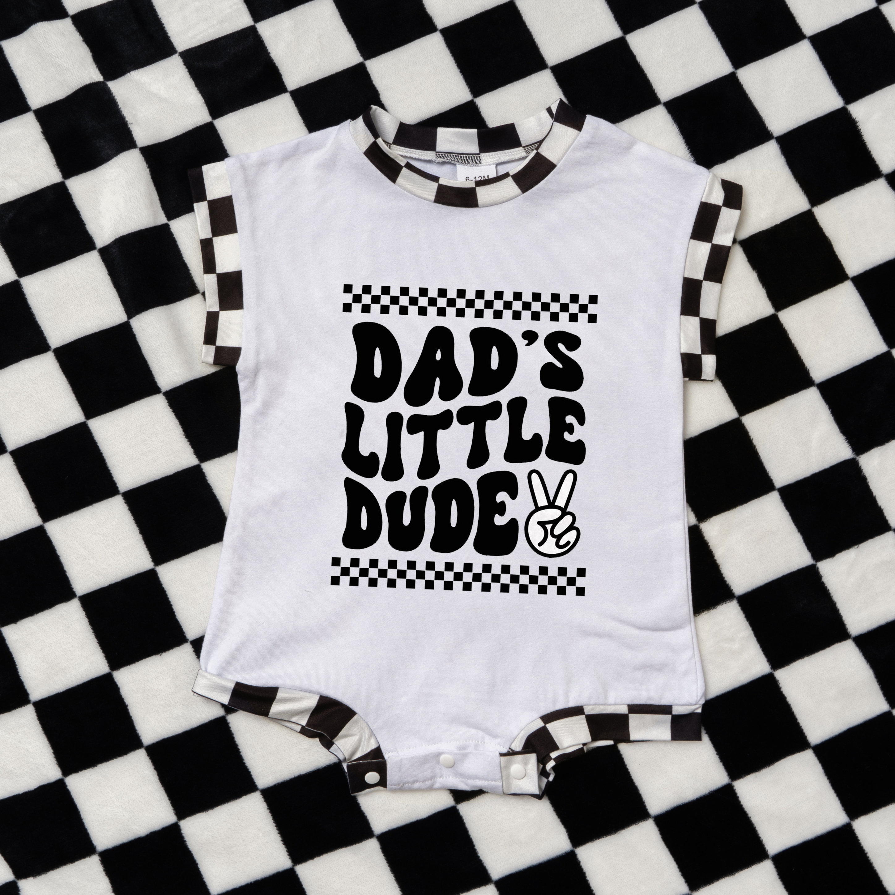 Baby Dad's Little Dude Romper
