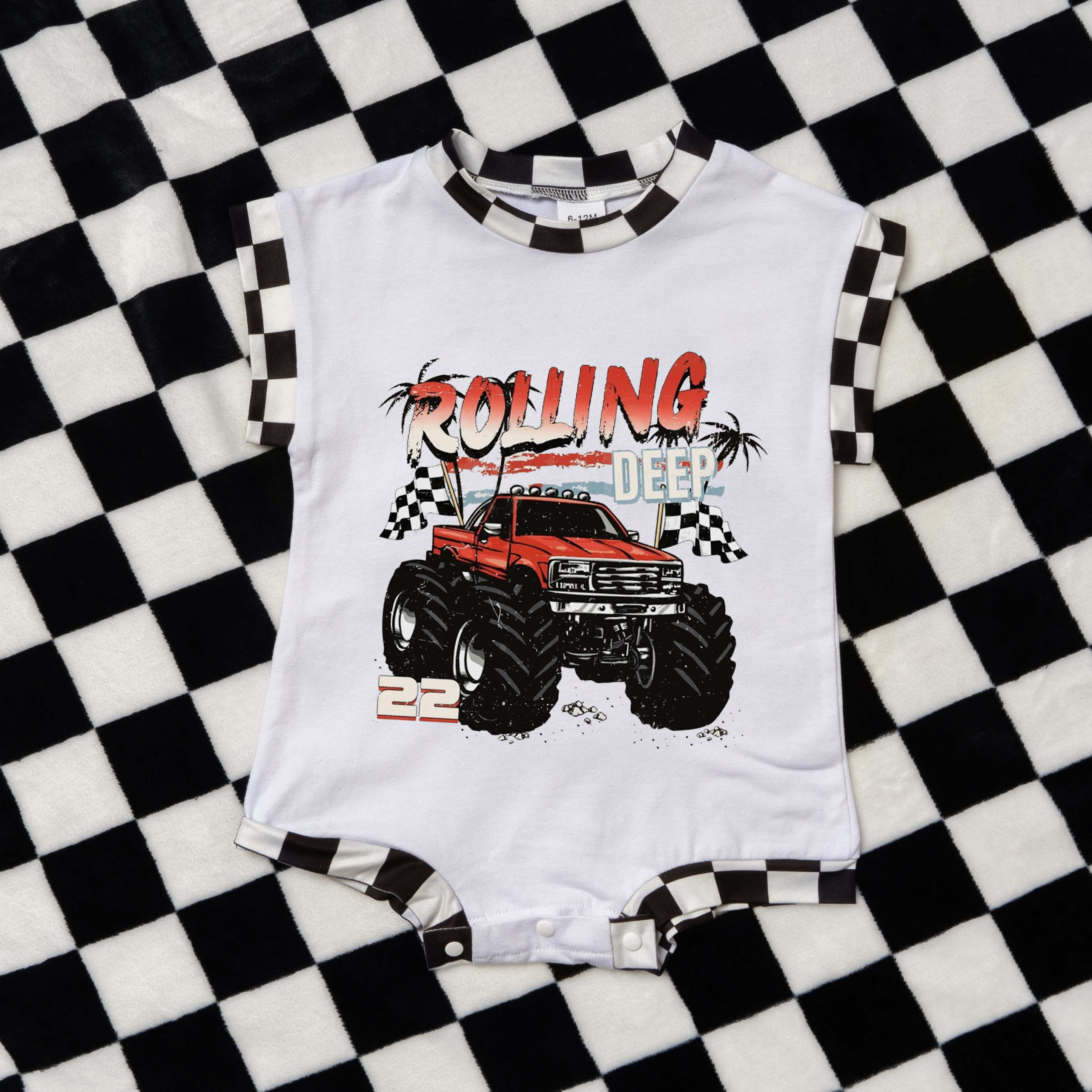 Baby Car Bubble Romper