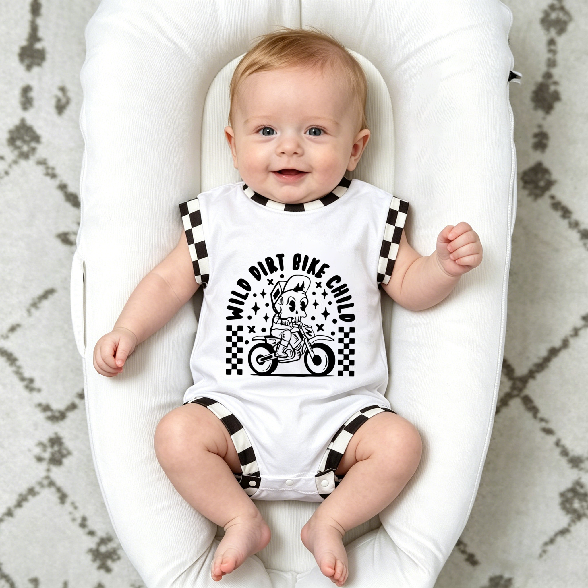 Baby Wild Dirt Bike Child Romper