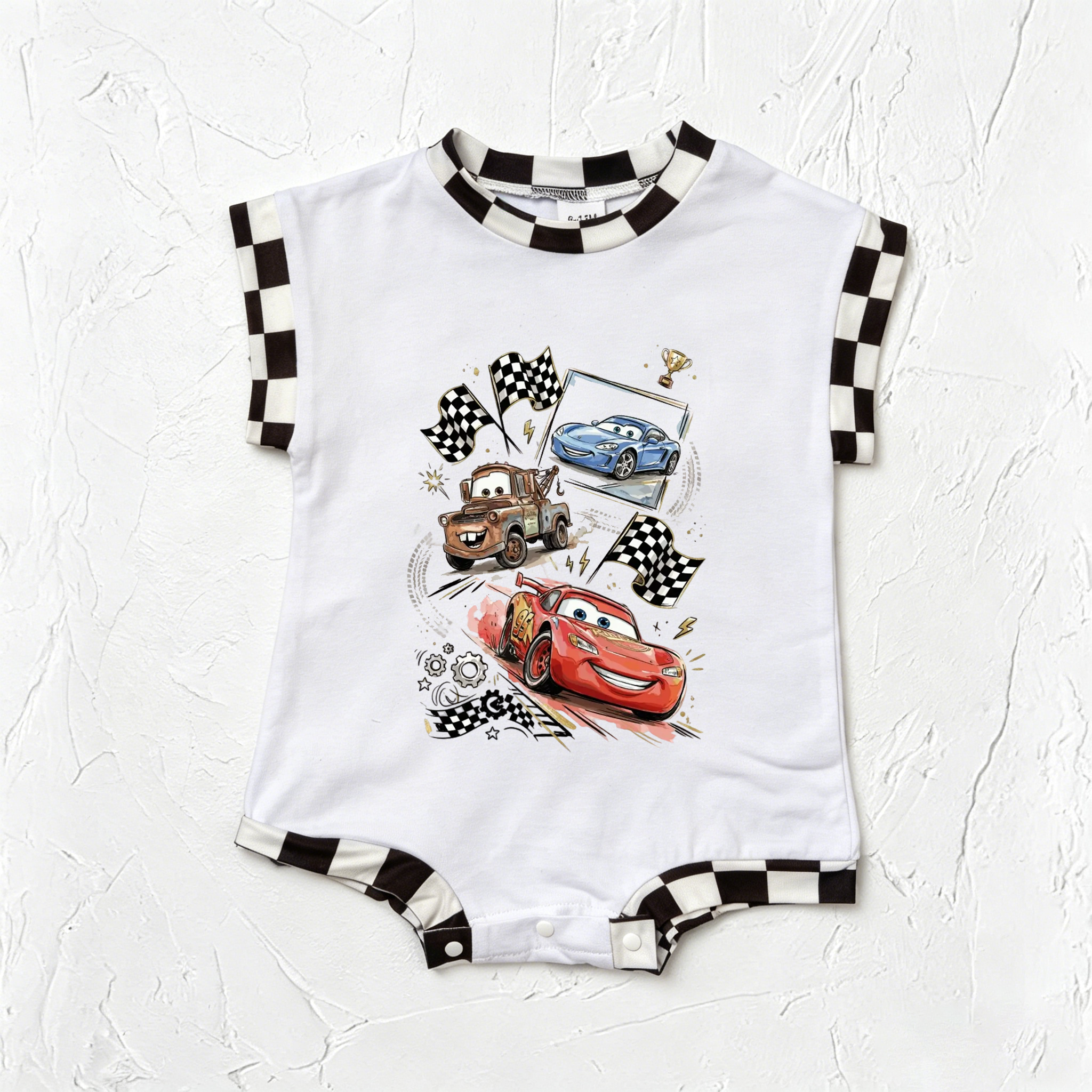 Baby Cars Bubble Romper