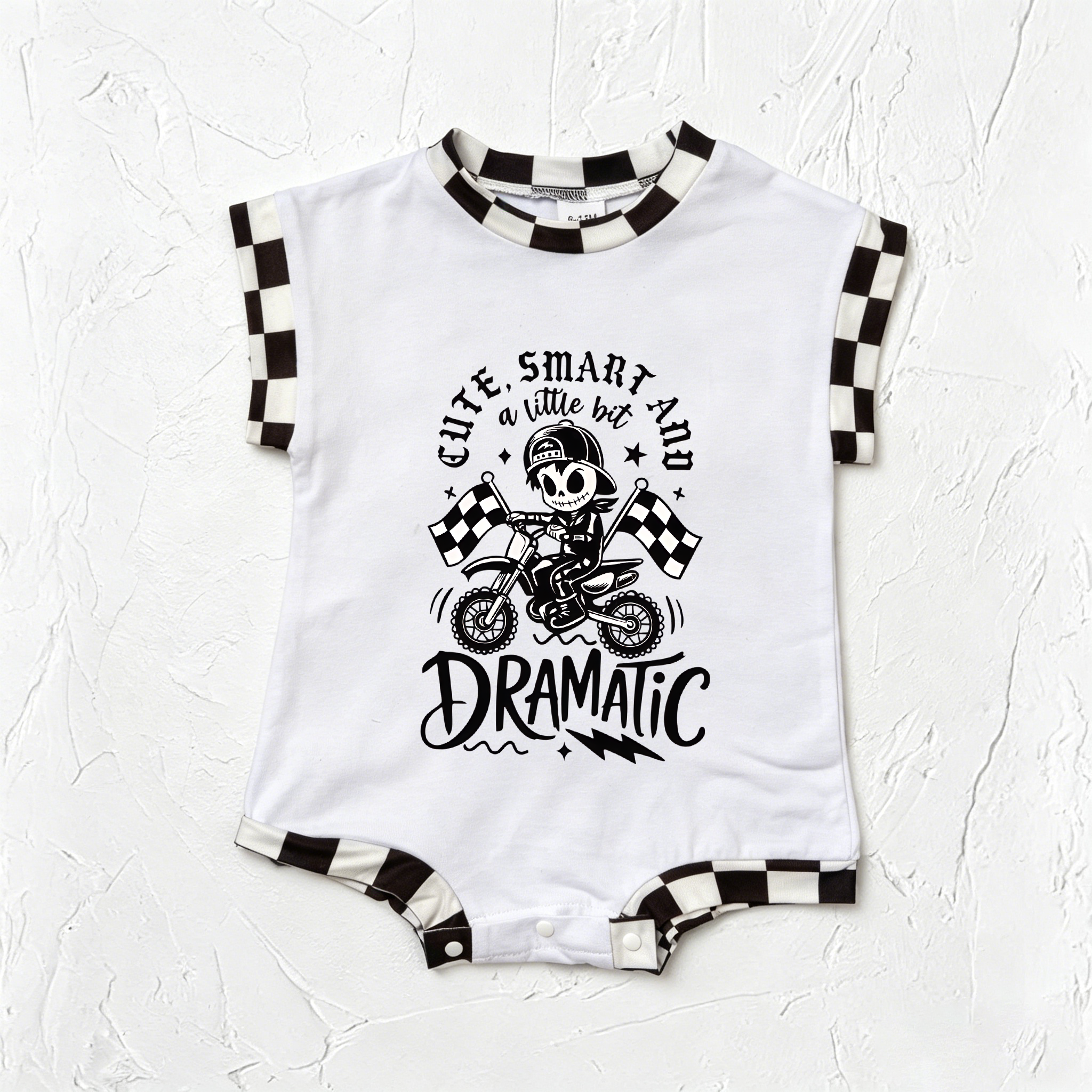 Baby Cute Smart And A Little Bit Dramatic Romper