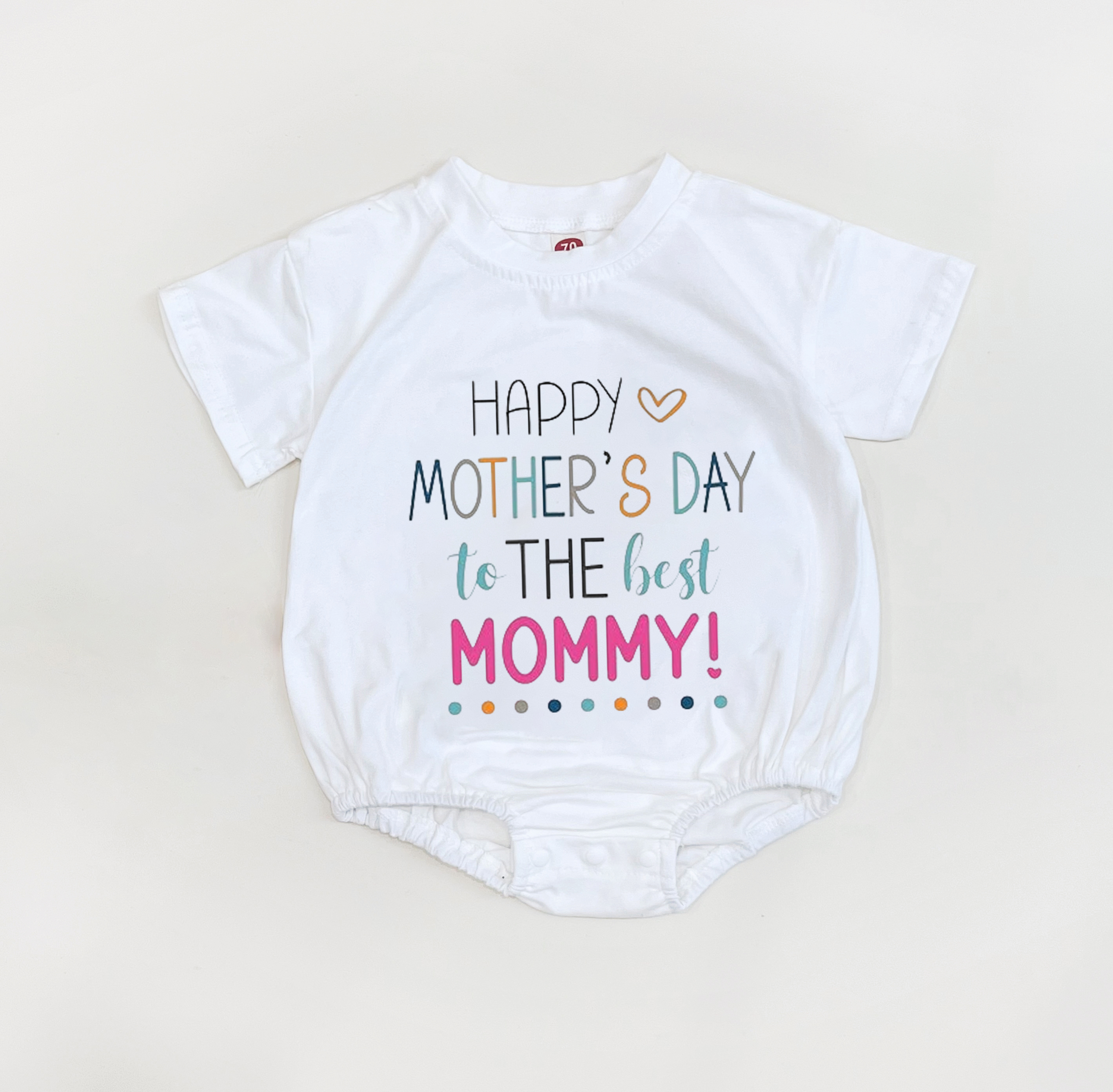 Baby Happy Mother's Day To The Best Mommy Romper