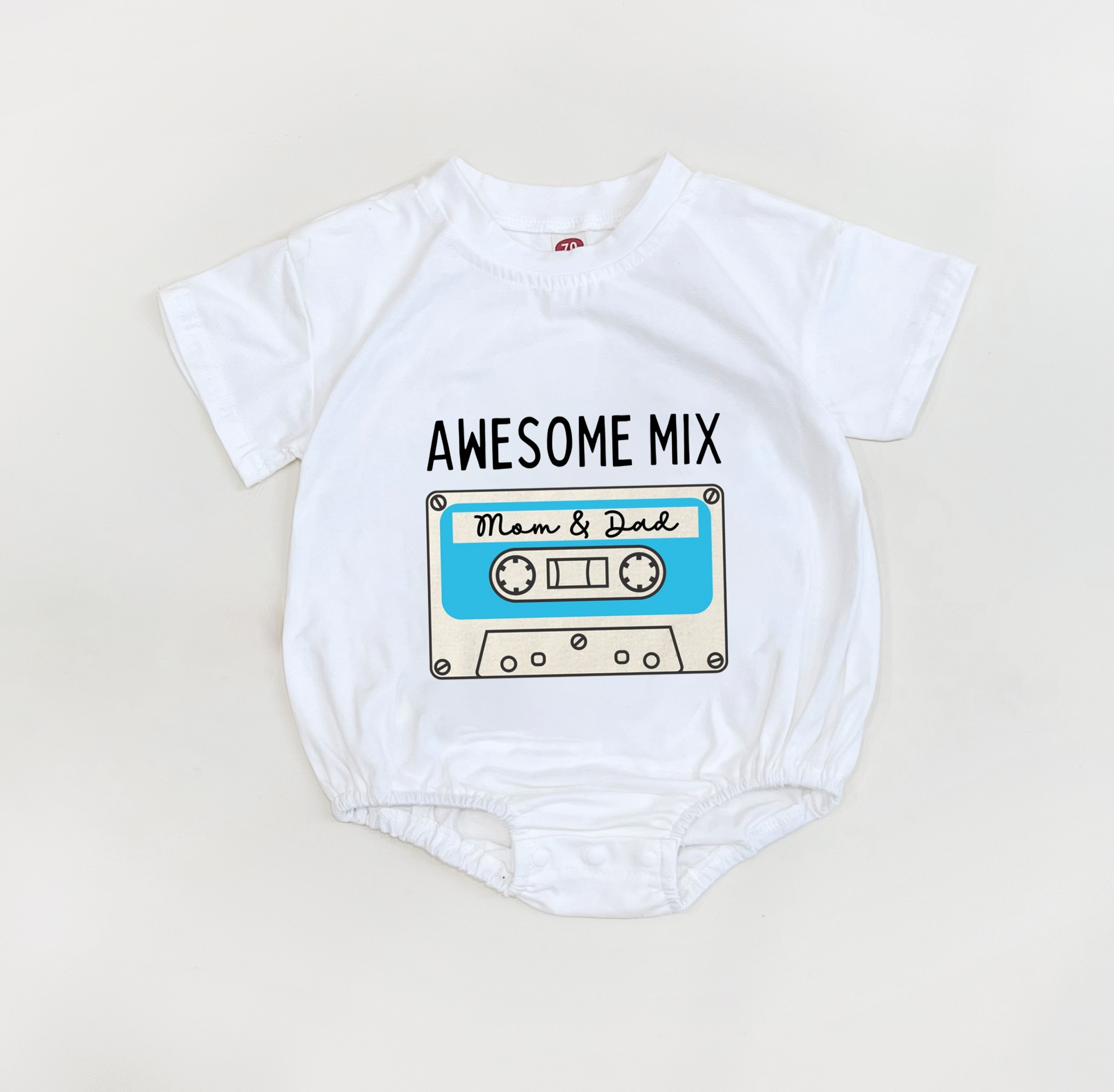 Baby Awesome Mix Mom & Dad Romper