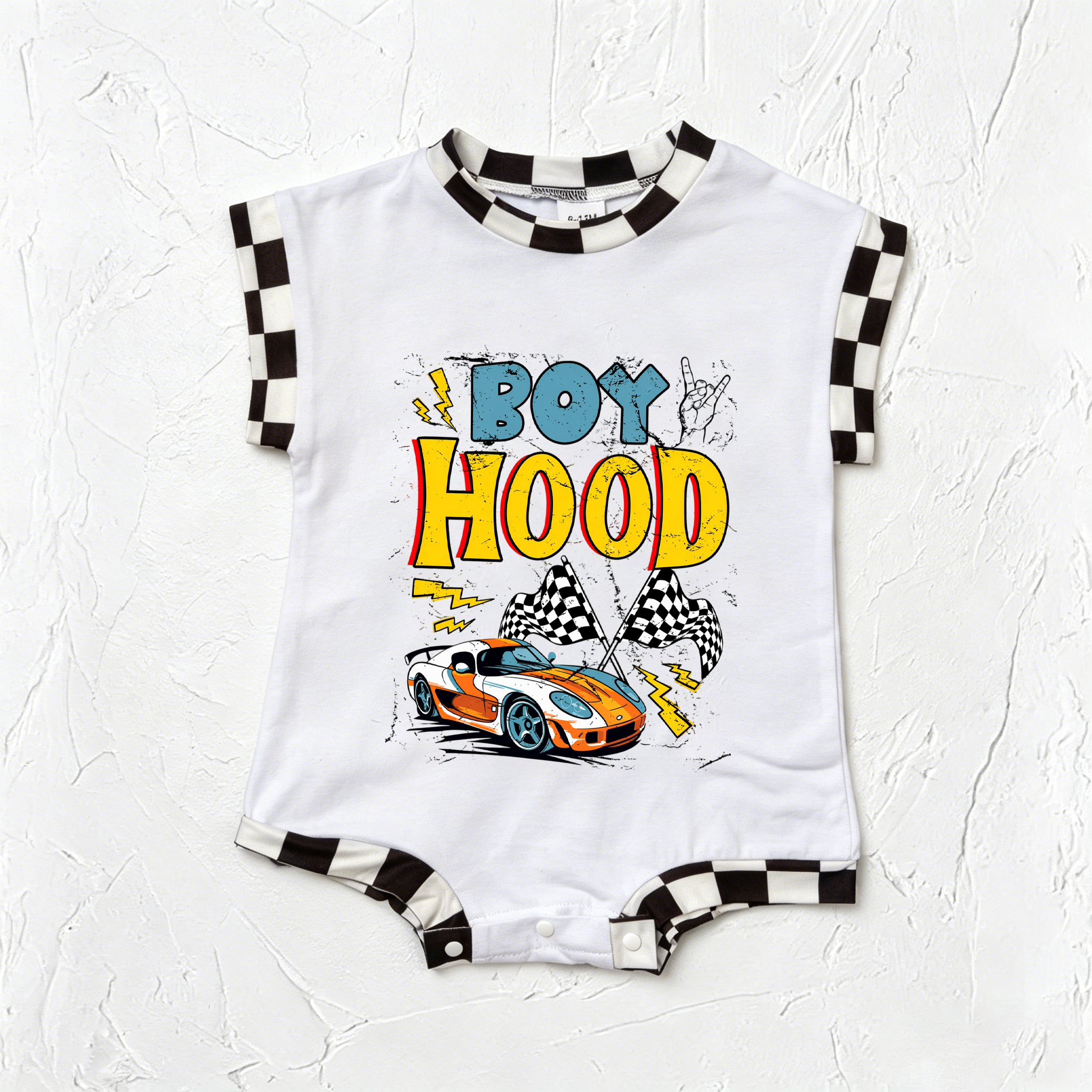 Baby Boy Hood Romper