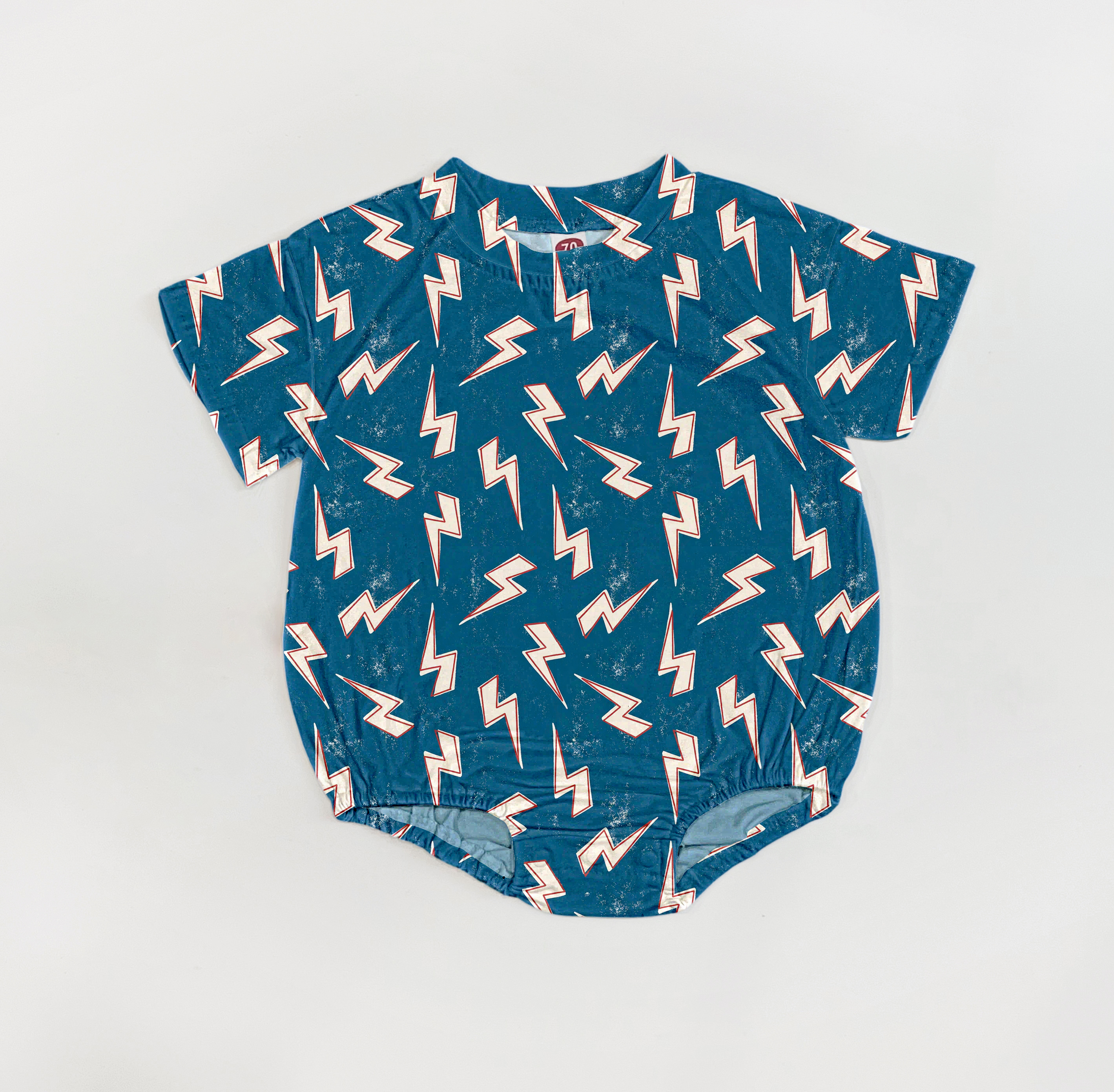Baby 4th Of July Lightning Romper