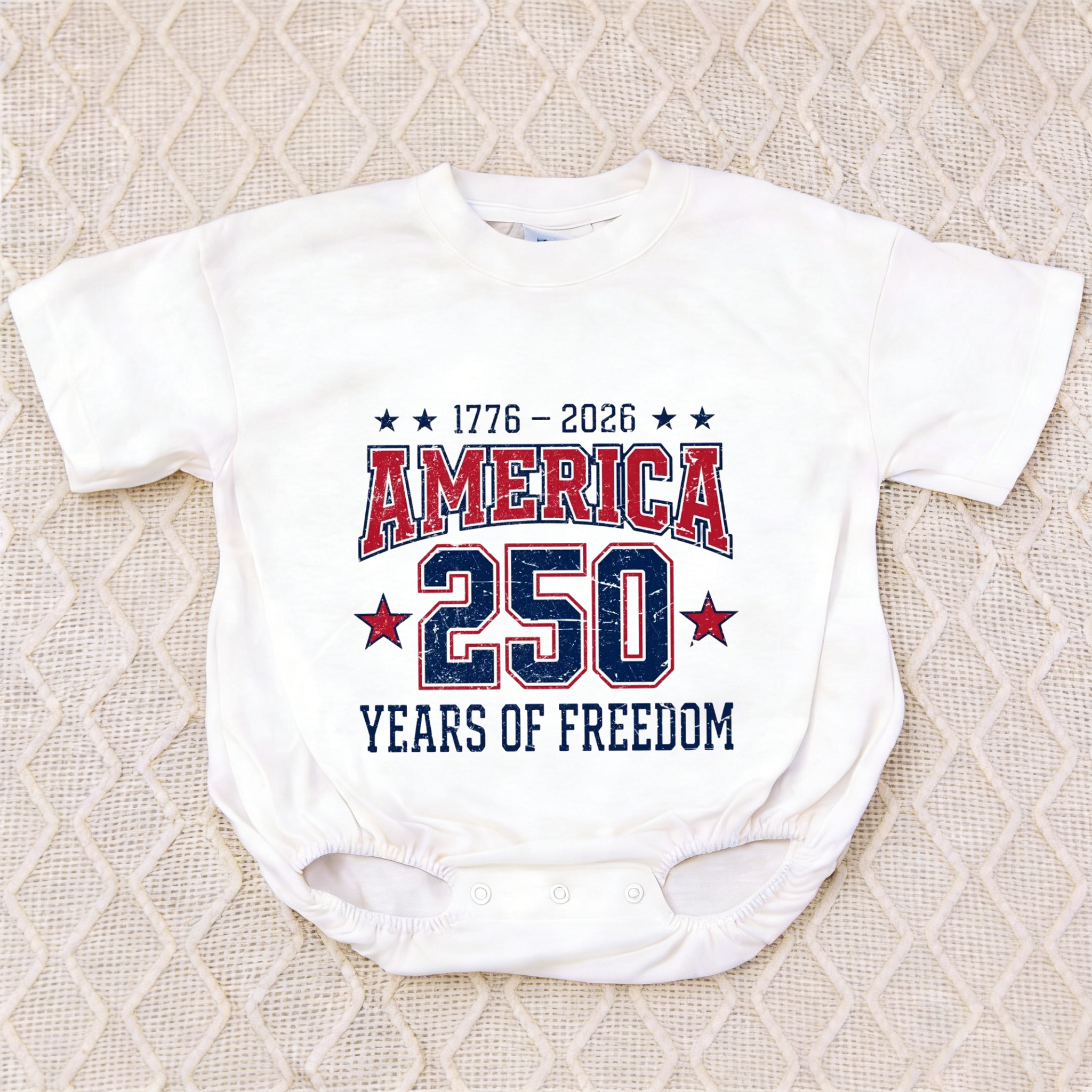 Baby 250 Years Of Freedom Romper