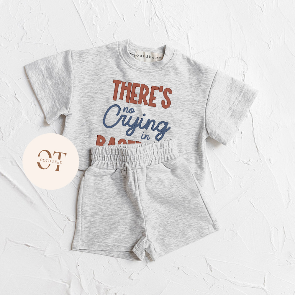 Toddler There's No Crying In Baseball Set