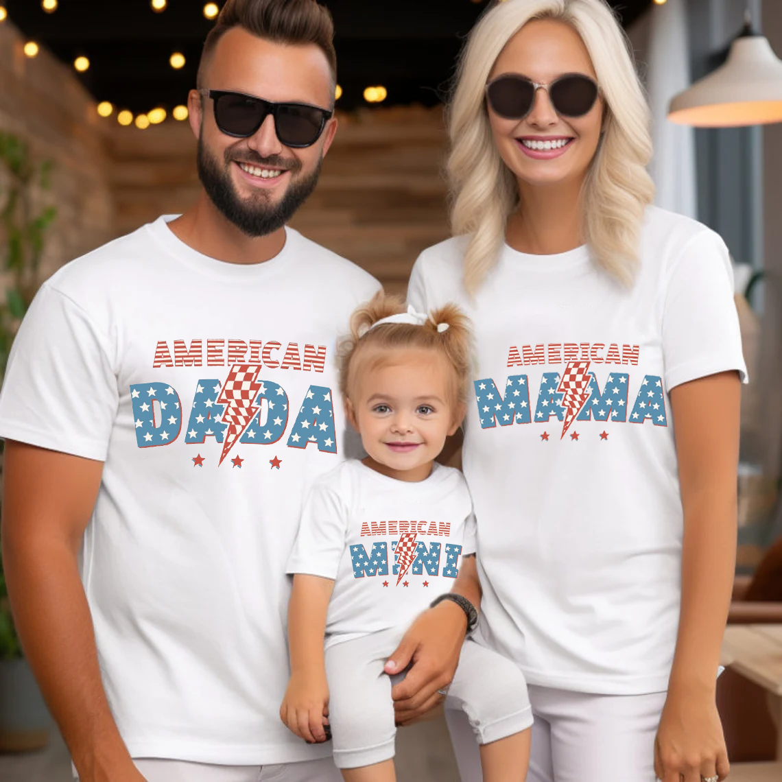 American Dada & Mama & Mini T-shirt