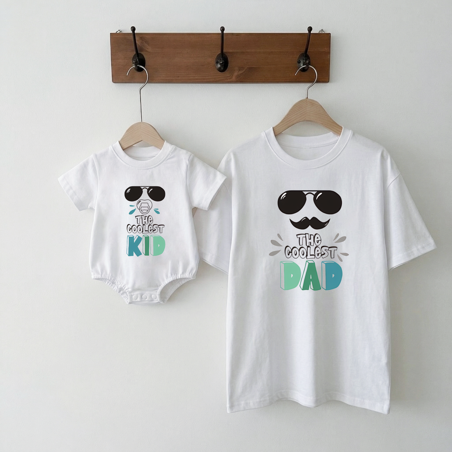 The Coolest Dad & The Coolest Kid Matching Clothing