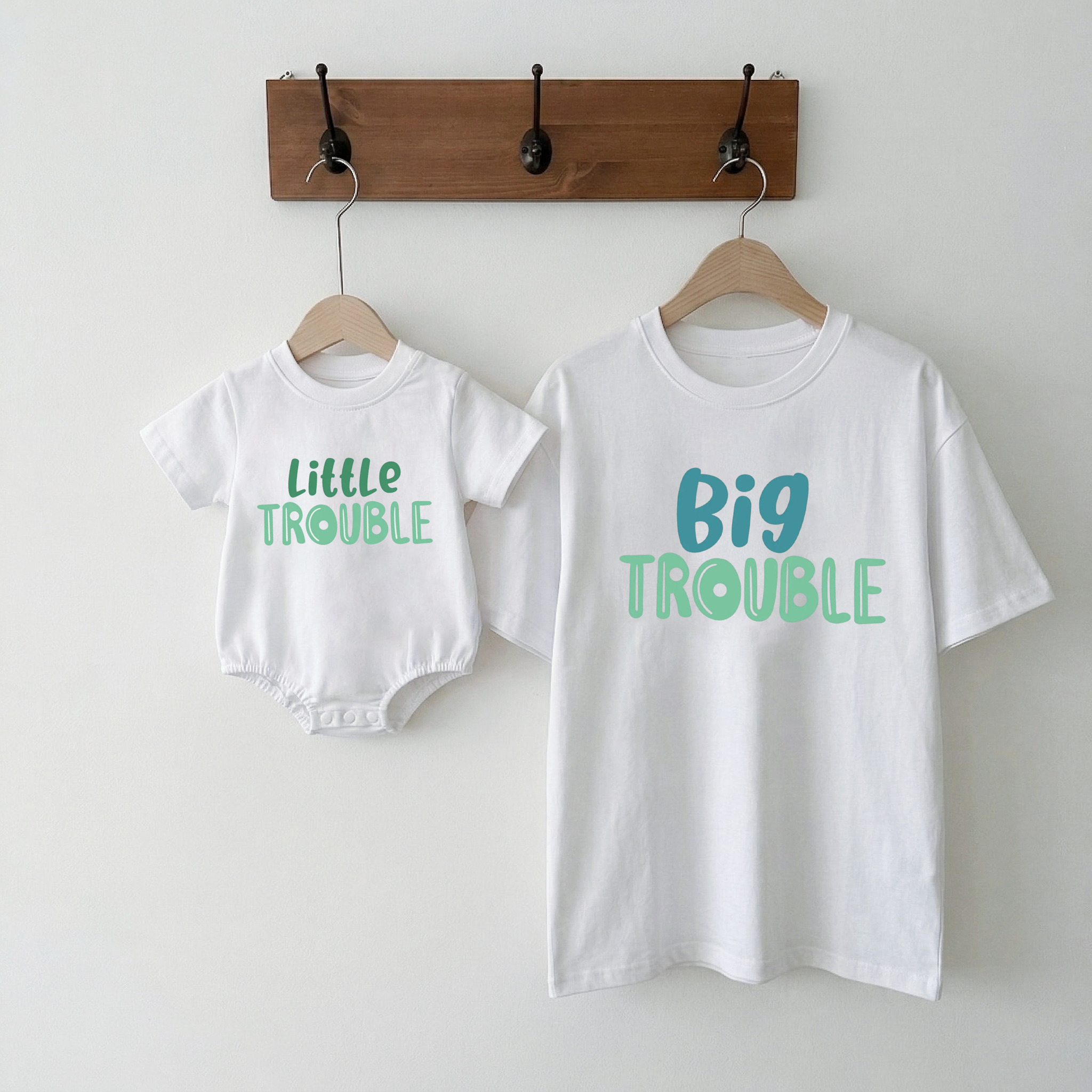 Big Trouble & Little Trouble Matching Clothing