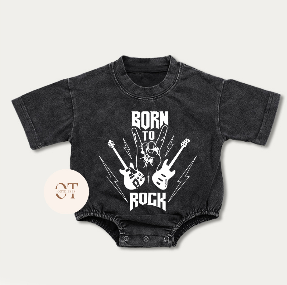 Baby Born To Rock Romper