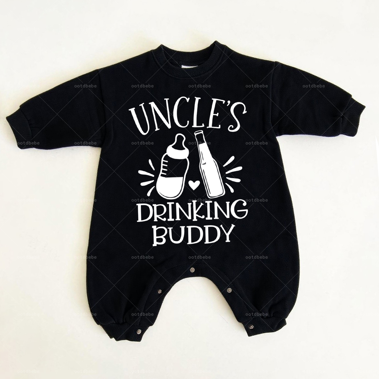 Baby Uncle's Drinking Buddy Jumpsuit