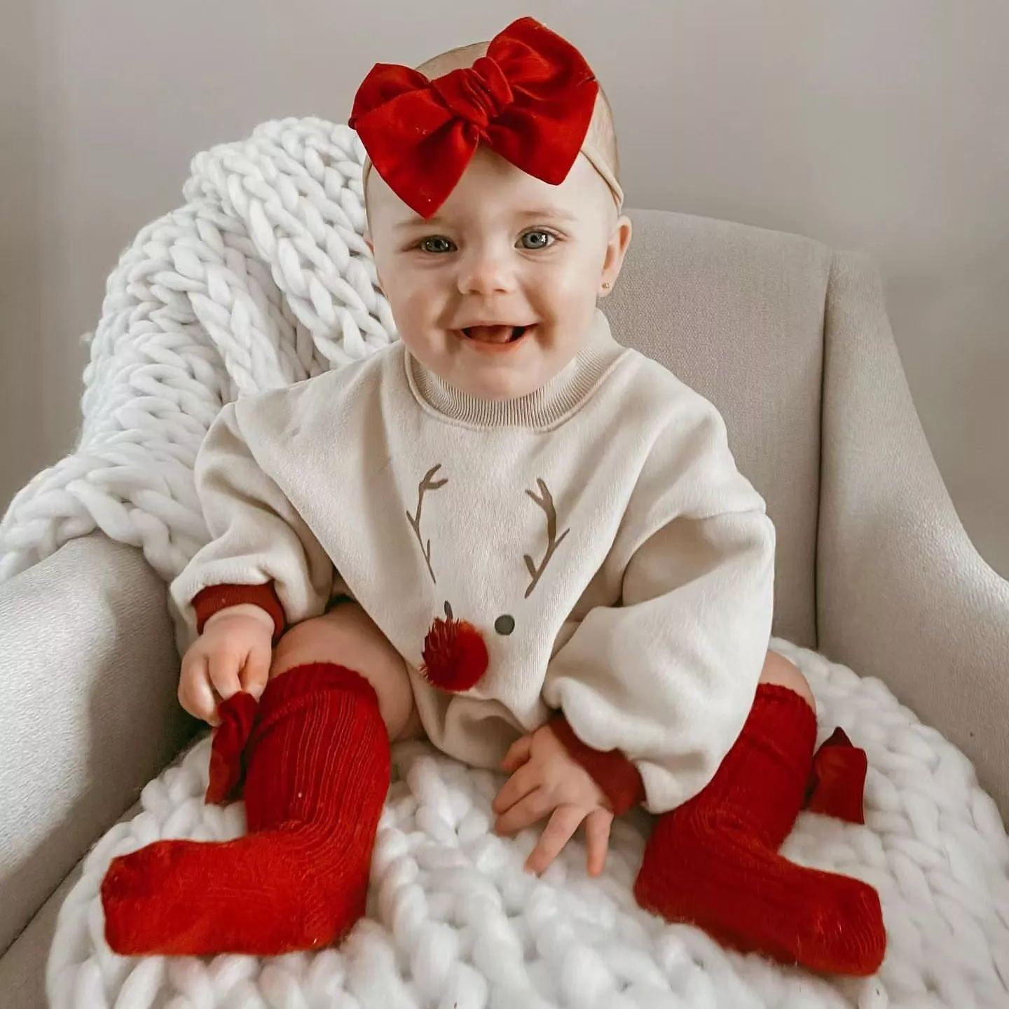 Baby Christmas Rompers