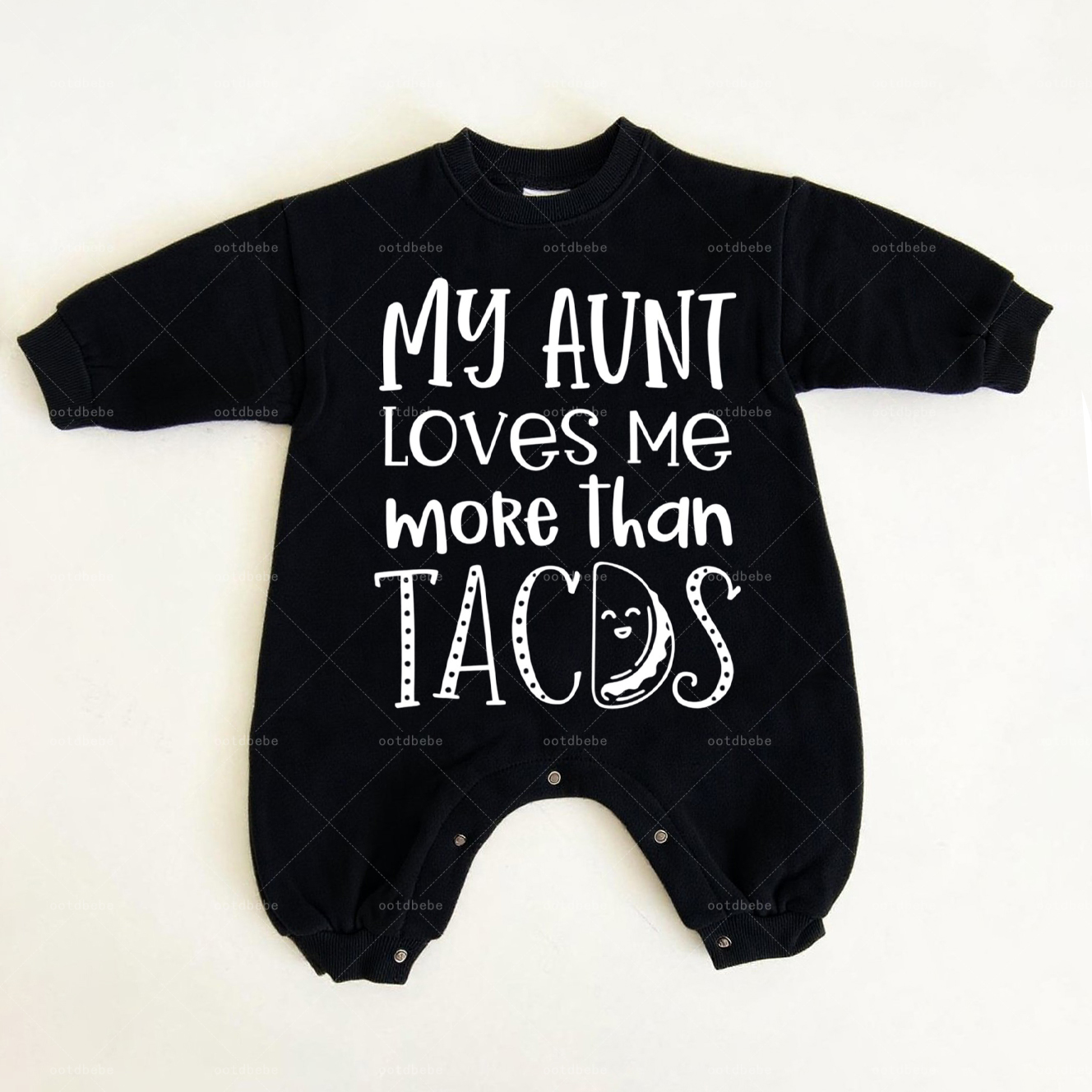 Baby My Aunt Loves Me More Than Tacos Jumpsuit