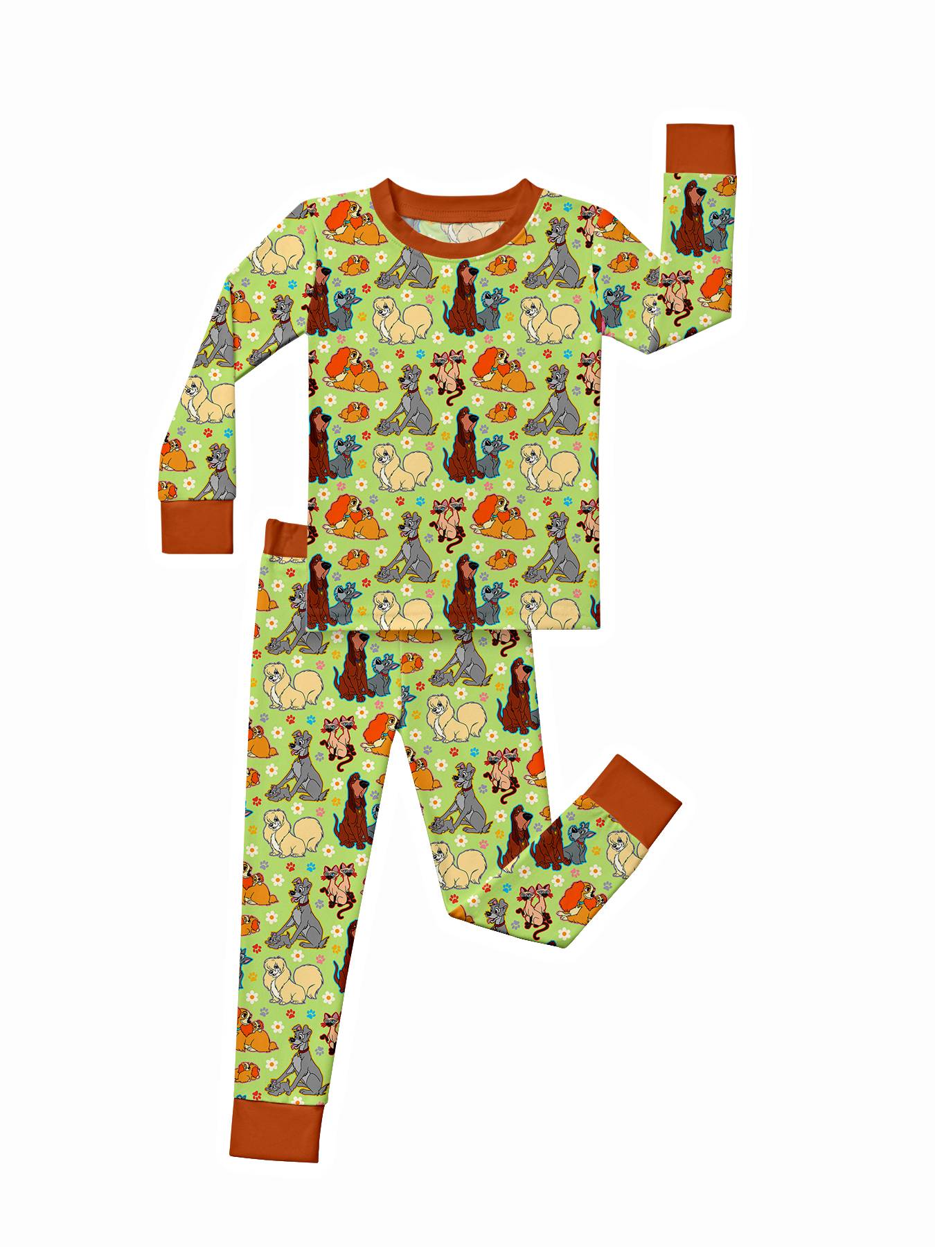 Kid Lady And The Tramp Bamboo Set ( 2-6Y )