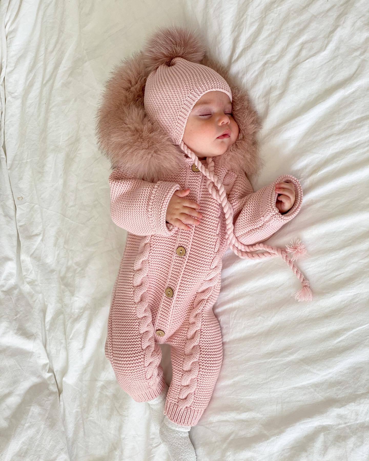 Baby Handmade Sweater Romper
