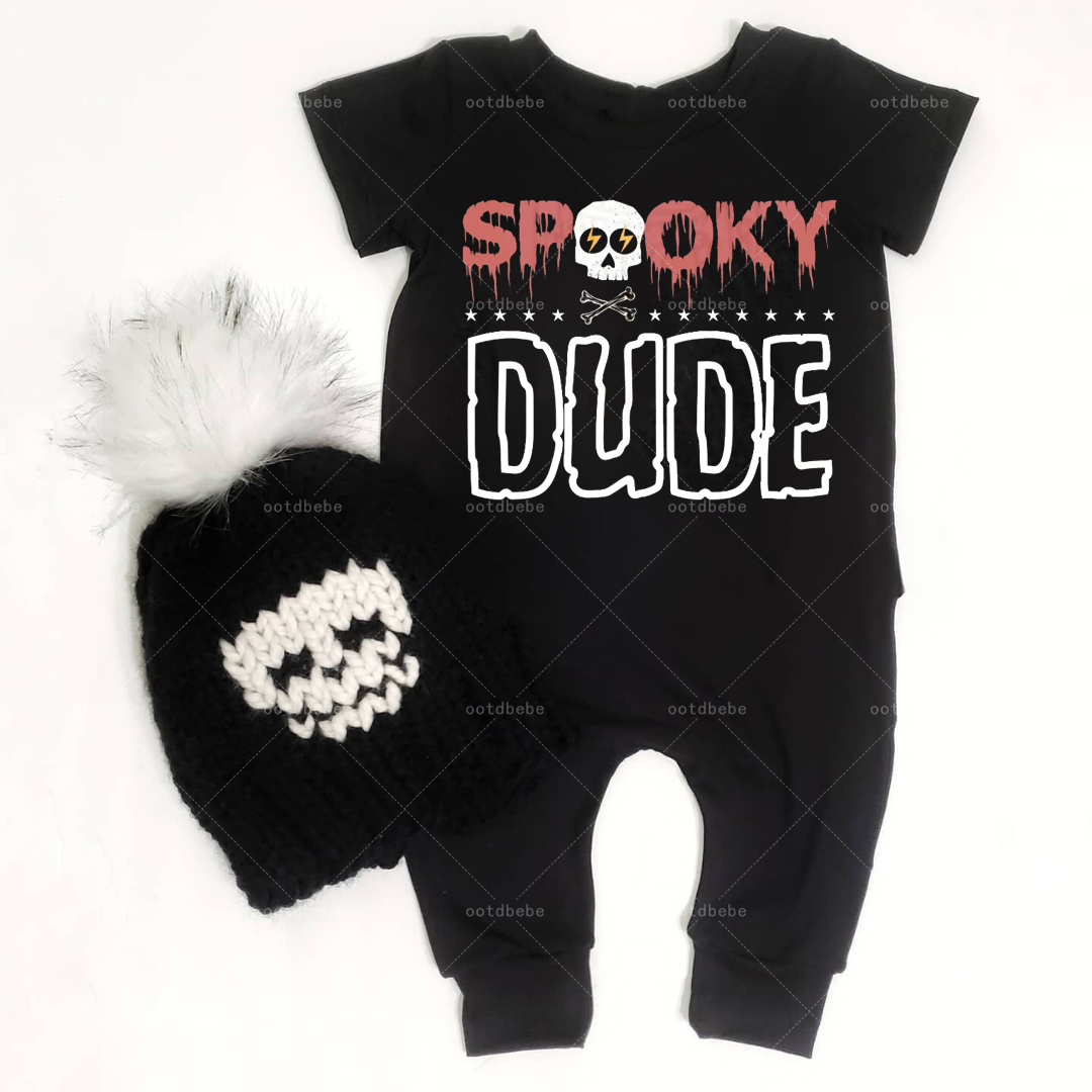 Baby Spooky Dude Romper
