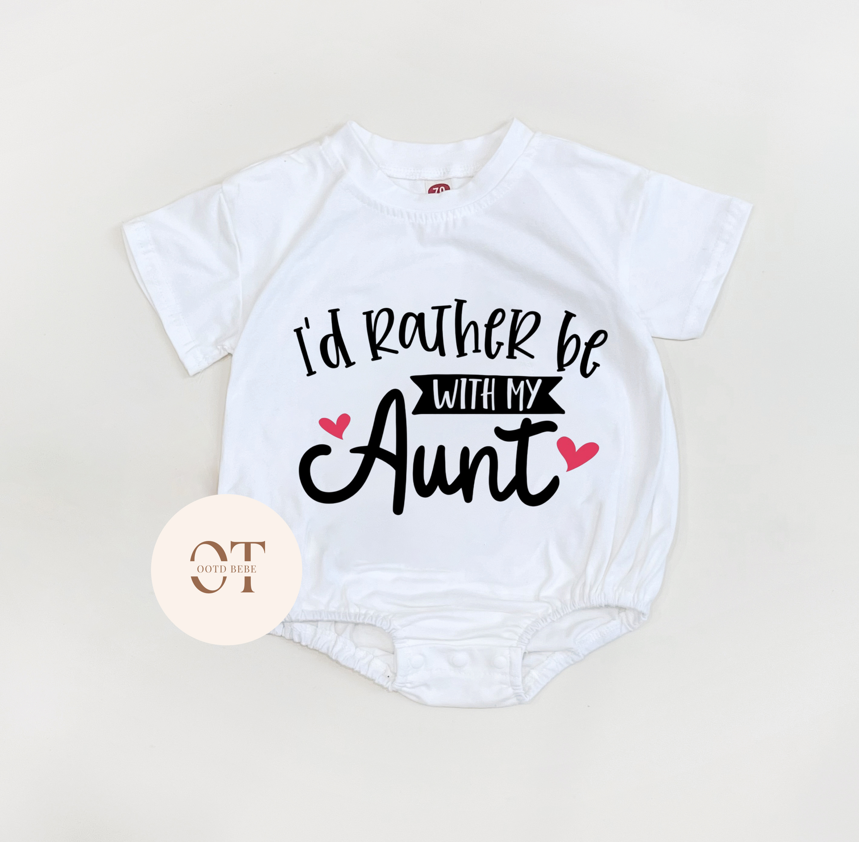 Baby I'd Rather Be With My Aunt Romper