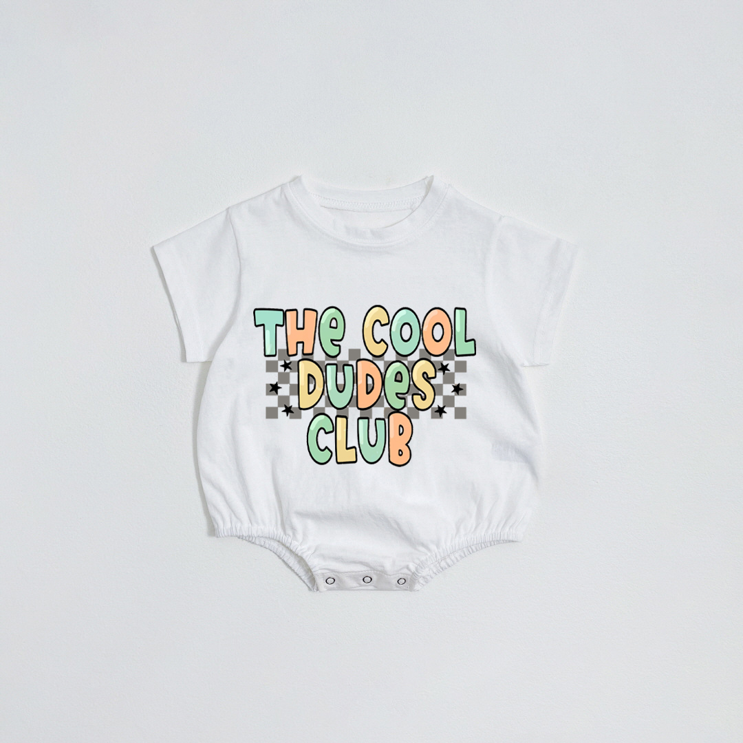Baby The Cool Dudes Club Romper