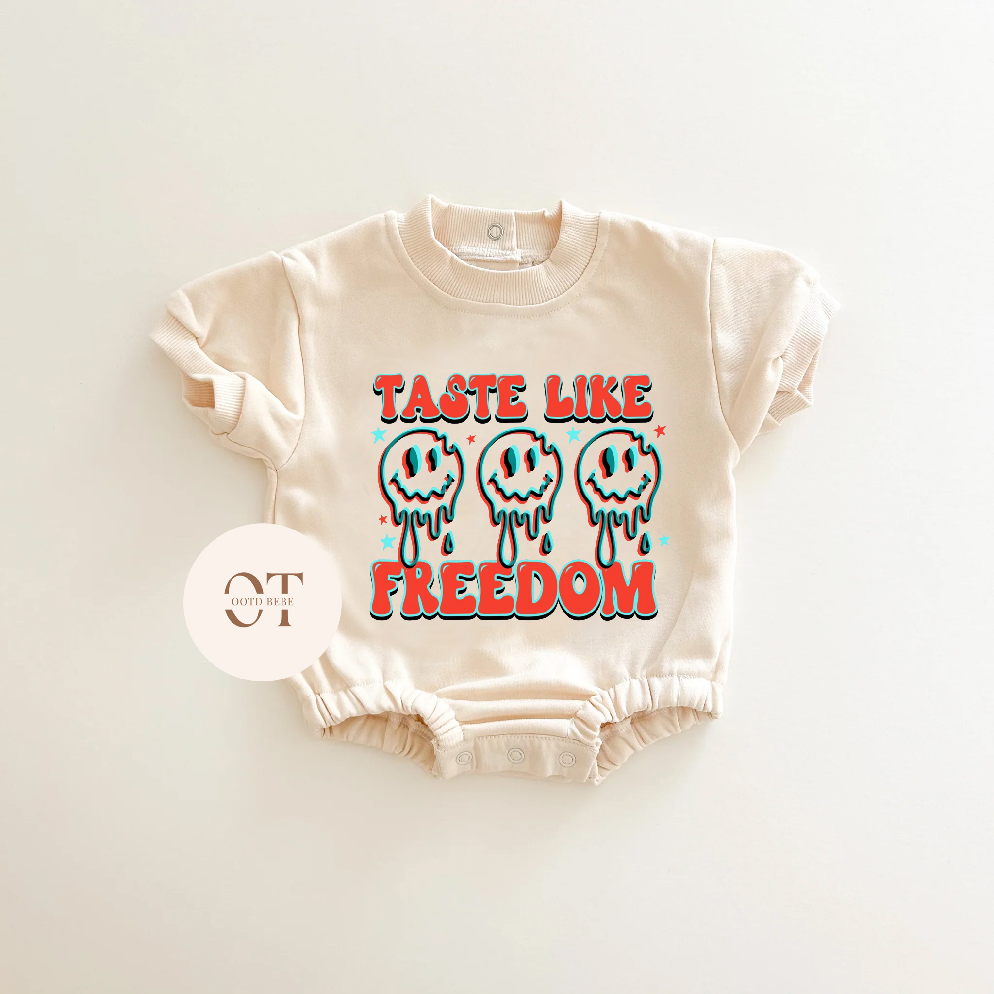 Baby Taste Like Freedom Romper