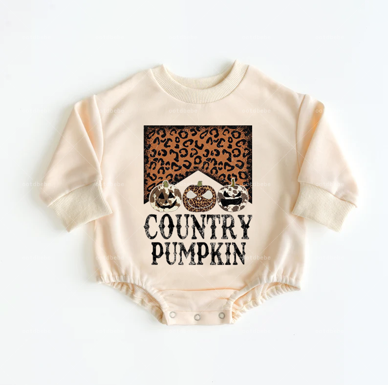 Baby Country Pumpkin Romper