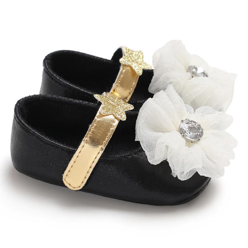 0-1y Baby Bow Soft Bottom Toddler Shoes-visikids