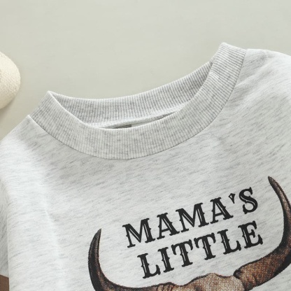 Baby Cowboy Color Block Romper
