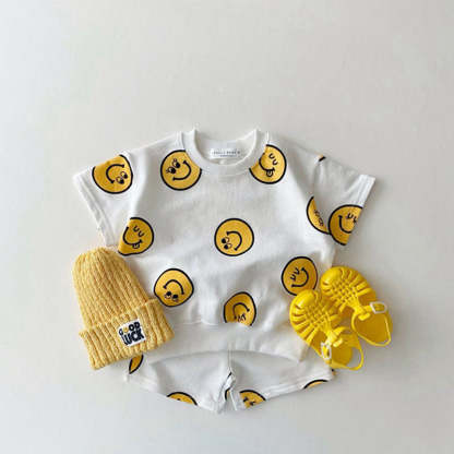 2-piece Smile Print Suit