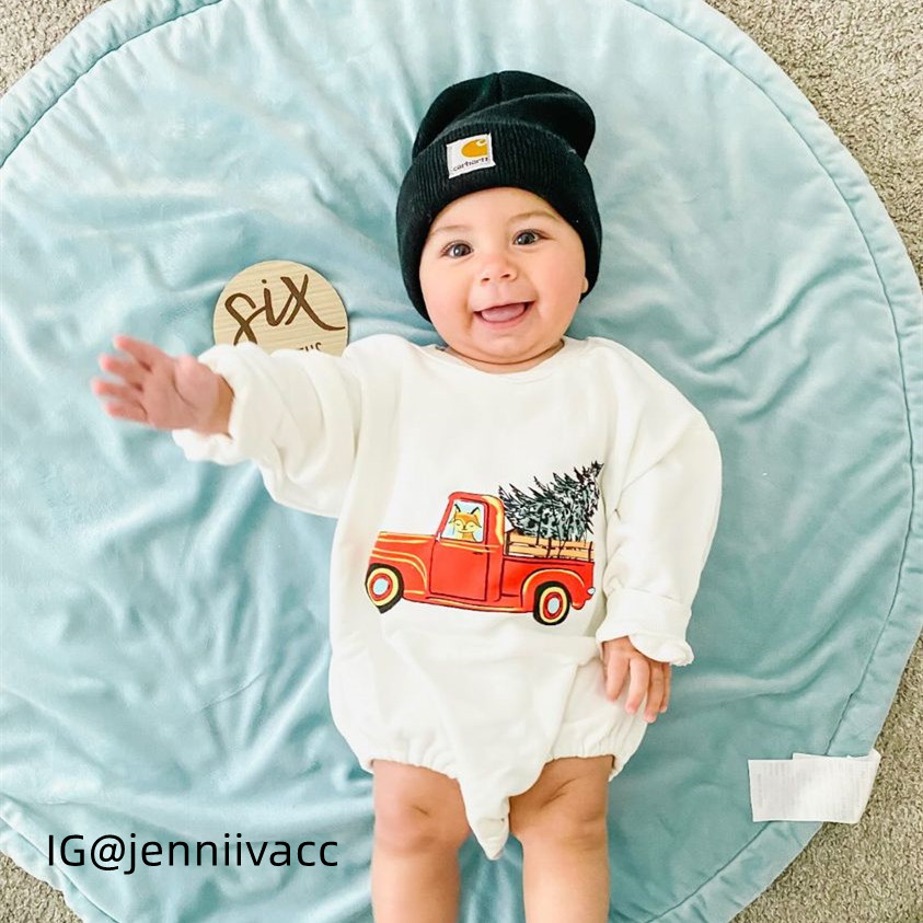 Baby Christmas Print Rompers