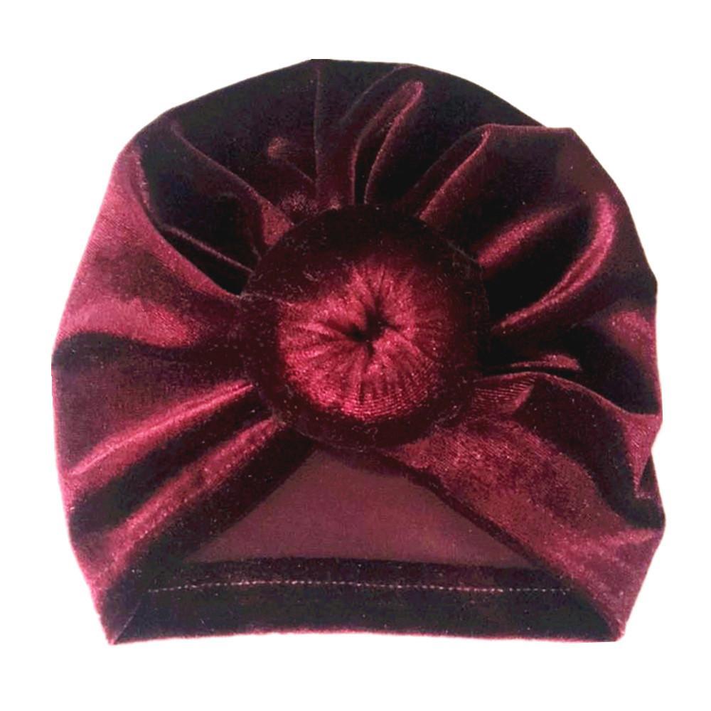 Golden Velvet Donut Hats-visikids