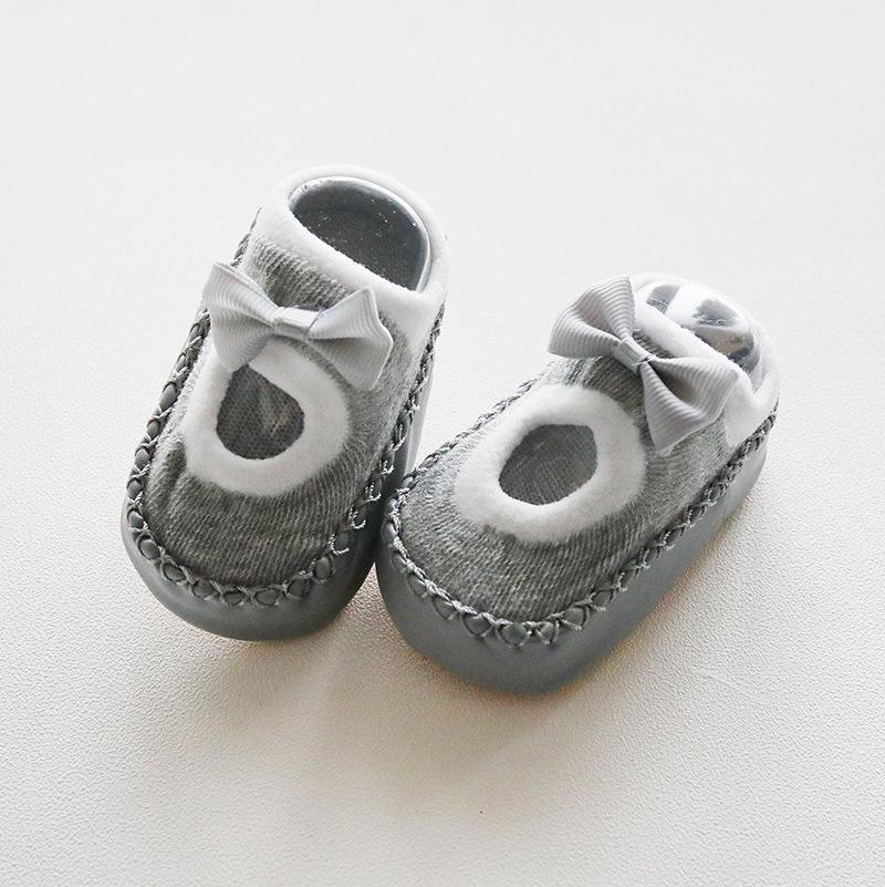 Baby Bow Bottom Floor Shoes-visikids