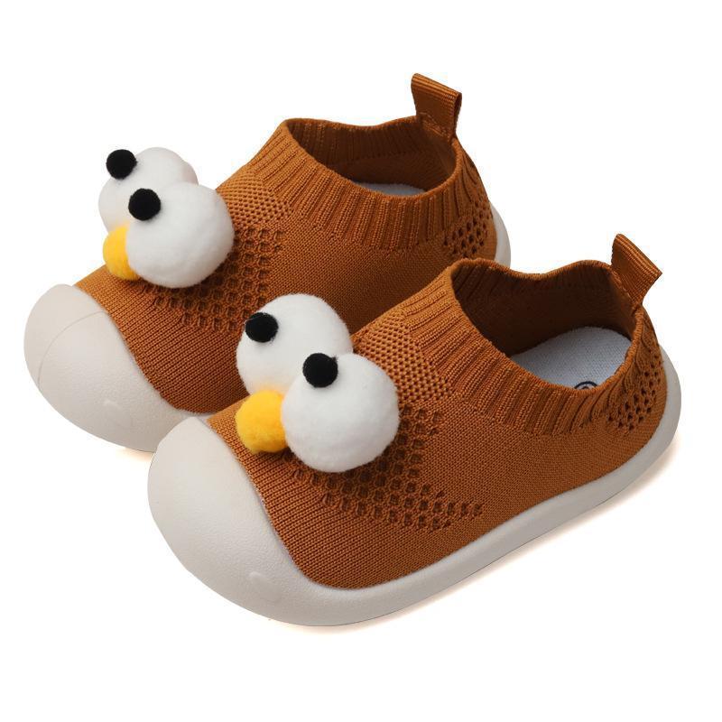 0-4Y Baby Big Eyes Non-slip Soft Shoes-visikids