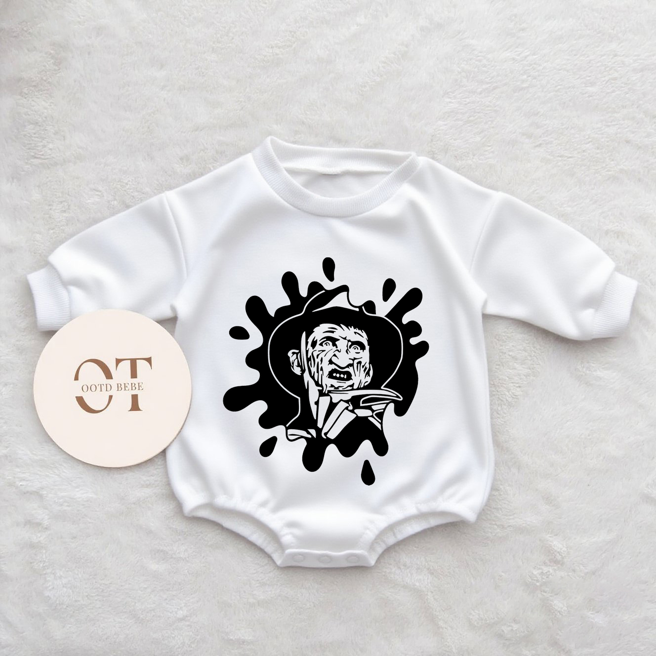 Baby Halloween Bubble Romper