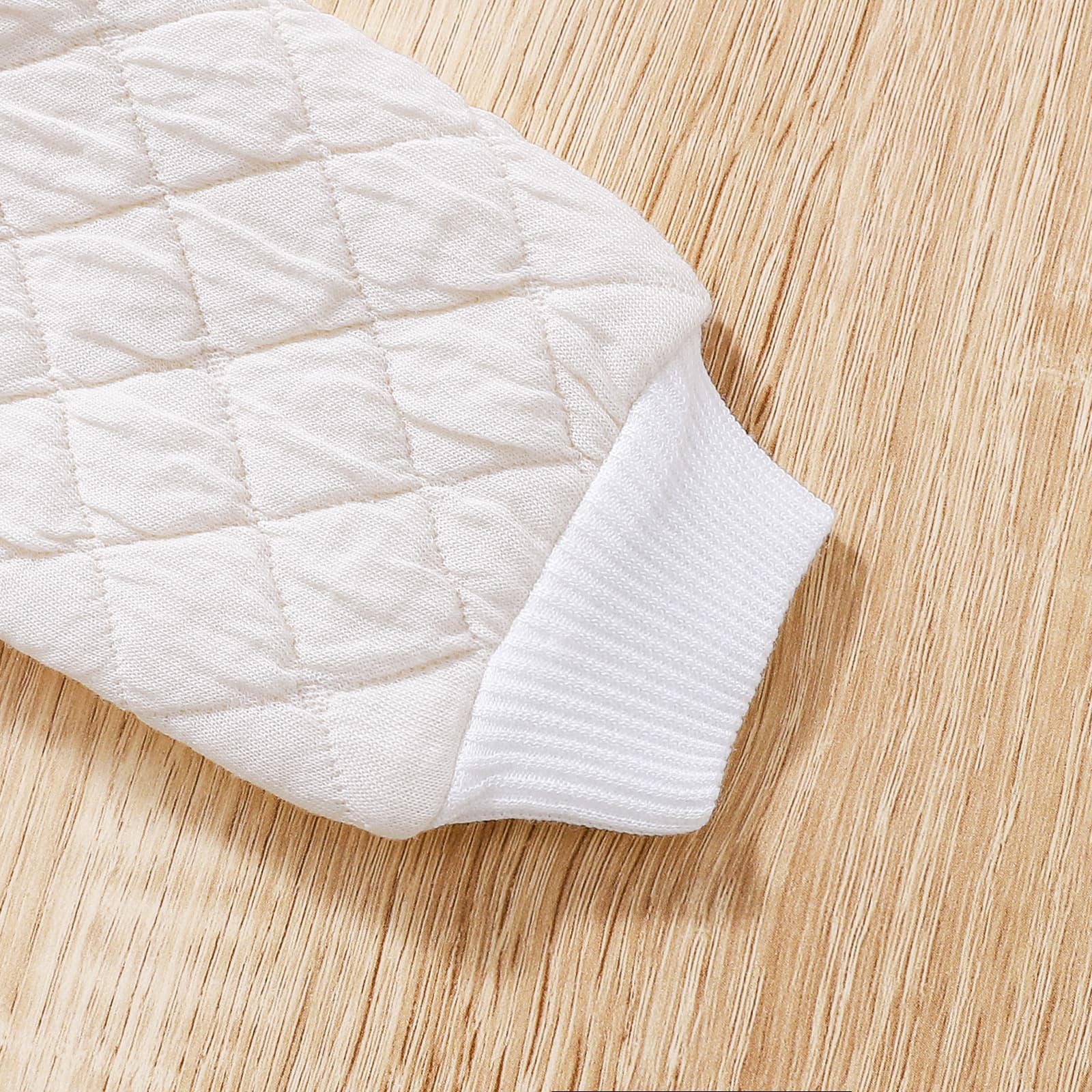 Baby Newborn Waffle Jumpsuit