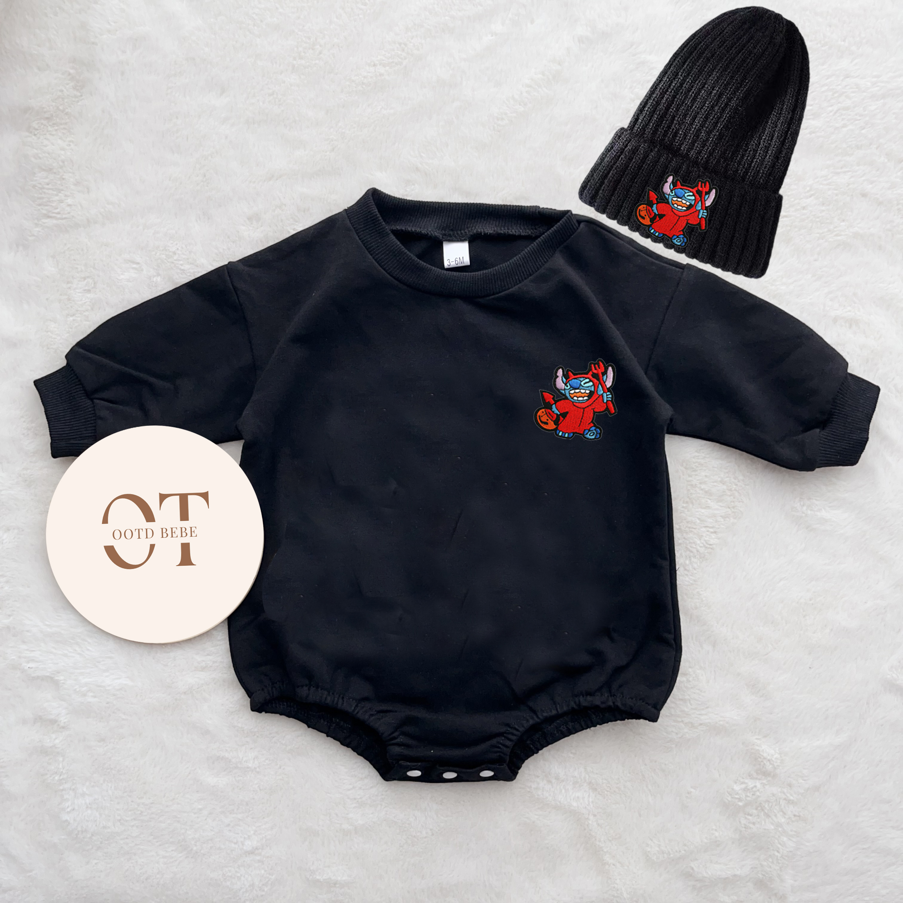 Baby Stitch Halloween Romper