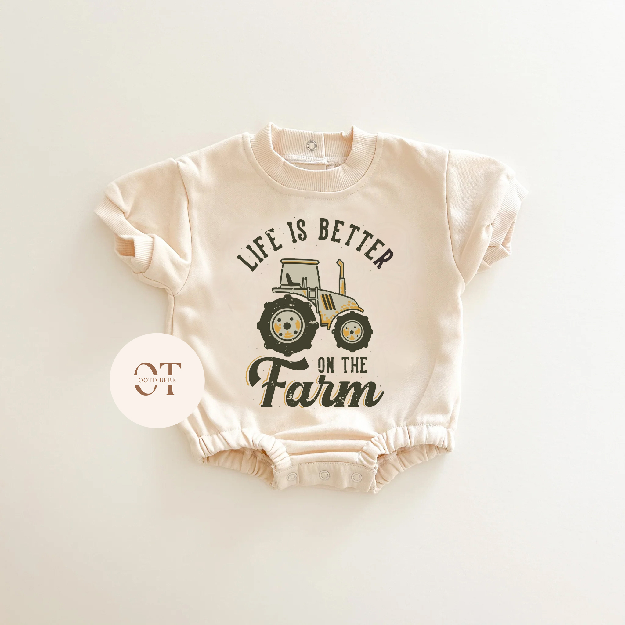 Baby Life Is Better On The Farm Romper