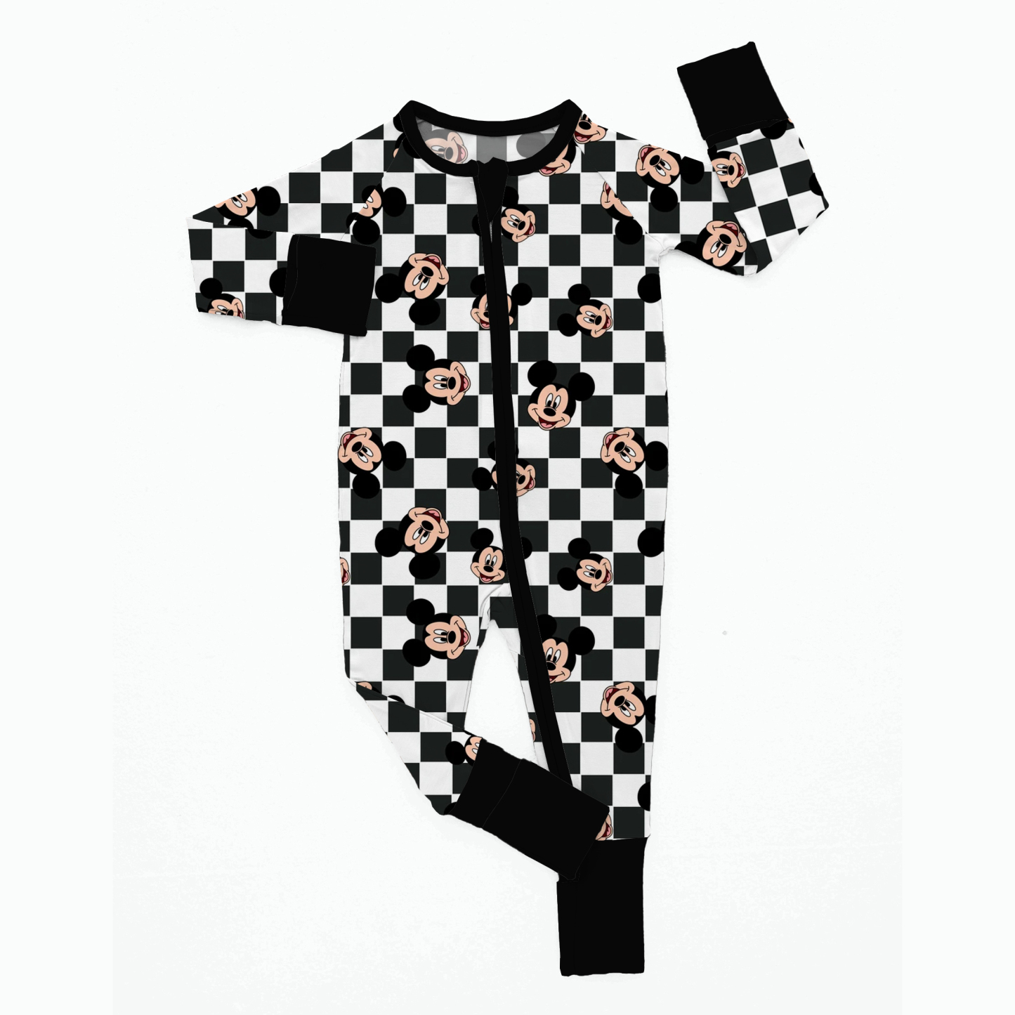Newborn Halloween Checkered Bamboo Sleeper