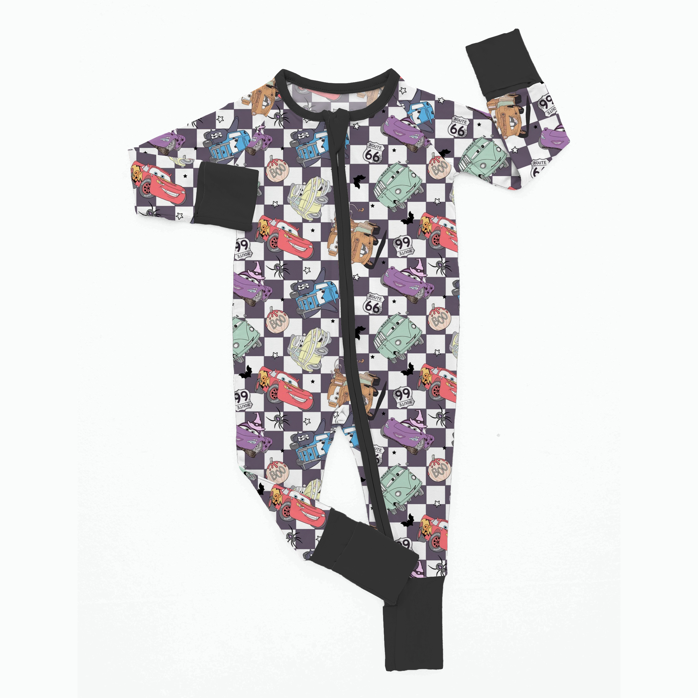 Newborn Halloween Checkered Bamboo Sleeper