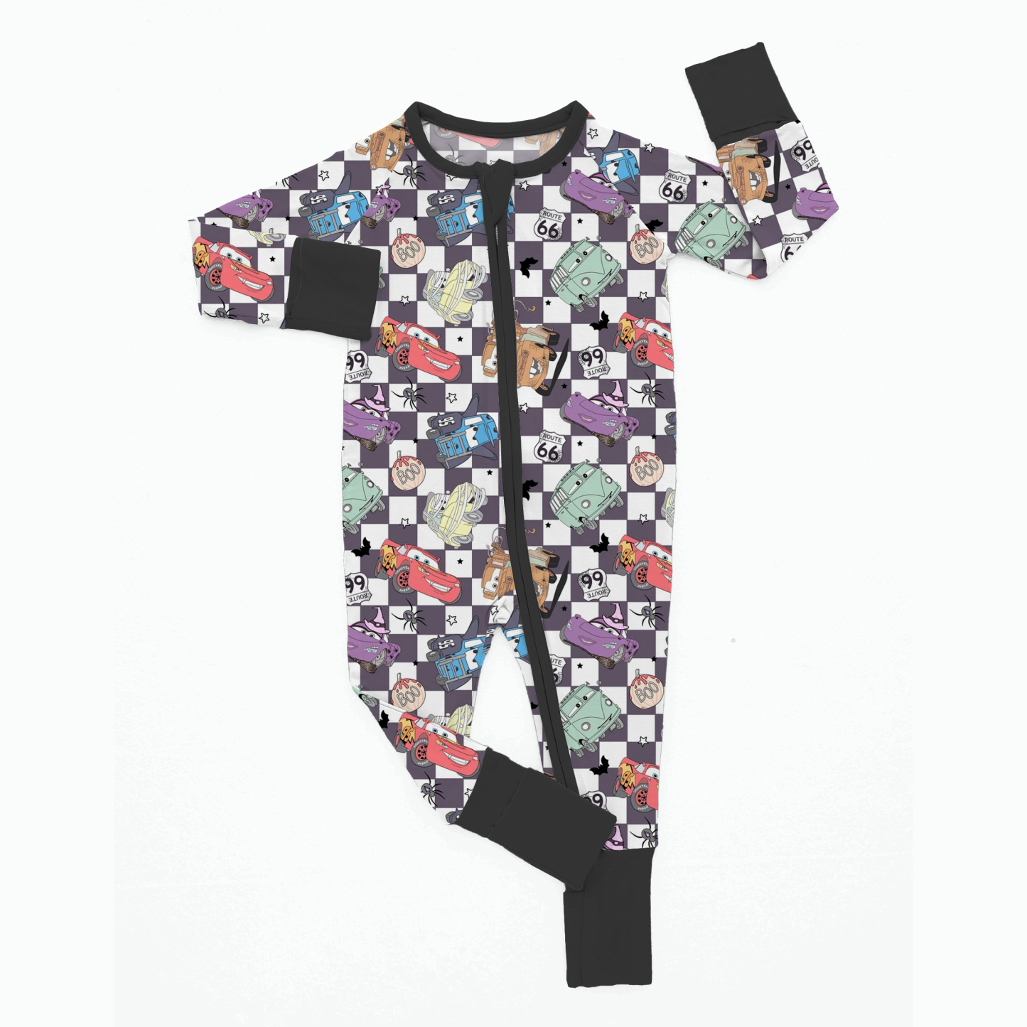 Newborn Halloween Checkered Bamboo Sleeper