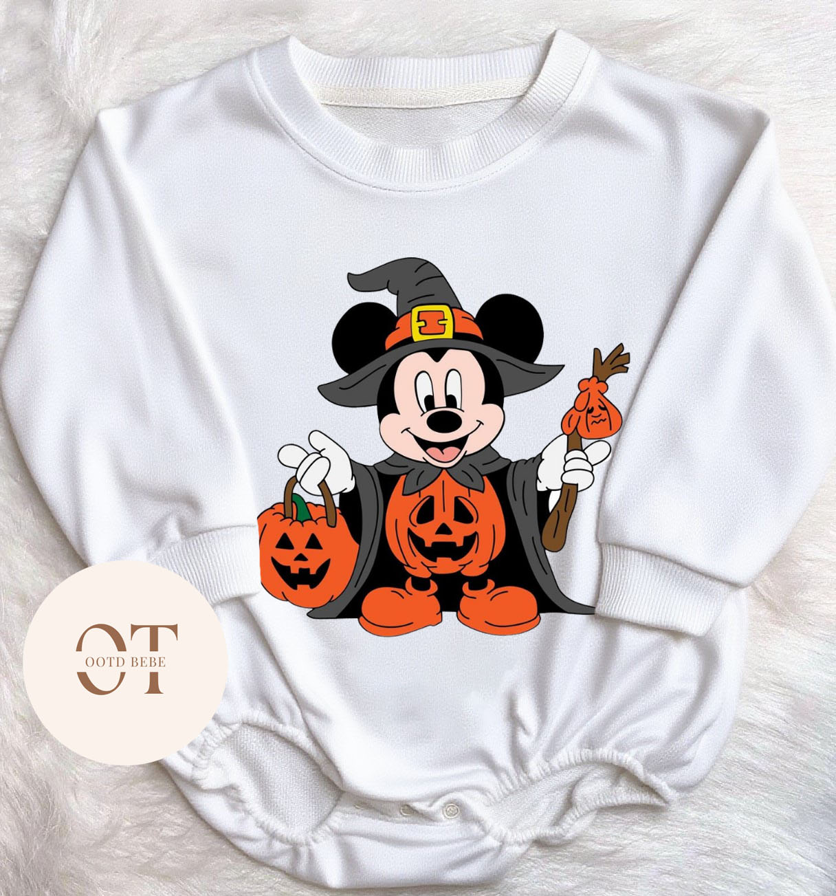 Baby Halloween Bubble Romper