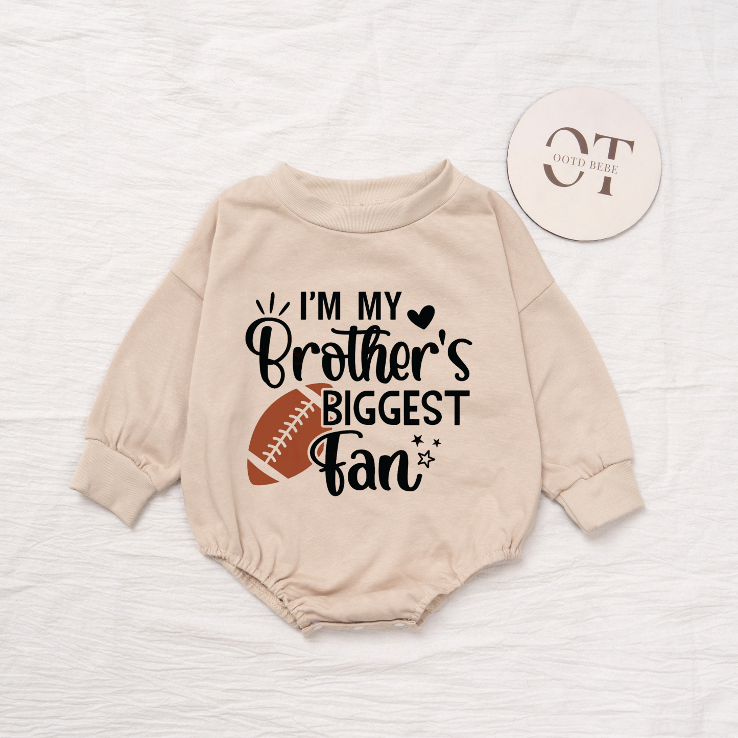 Baby I'm My Brother's Biggest Fan Romper