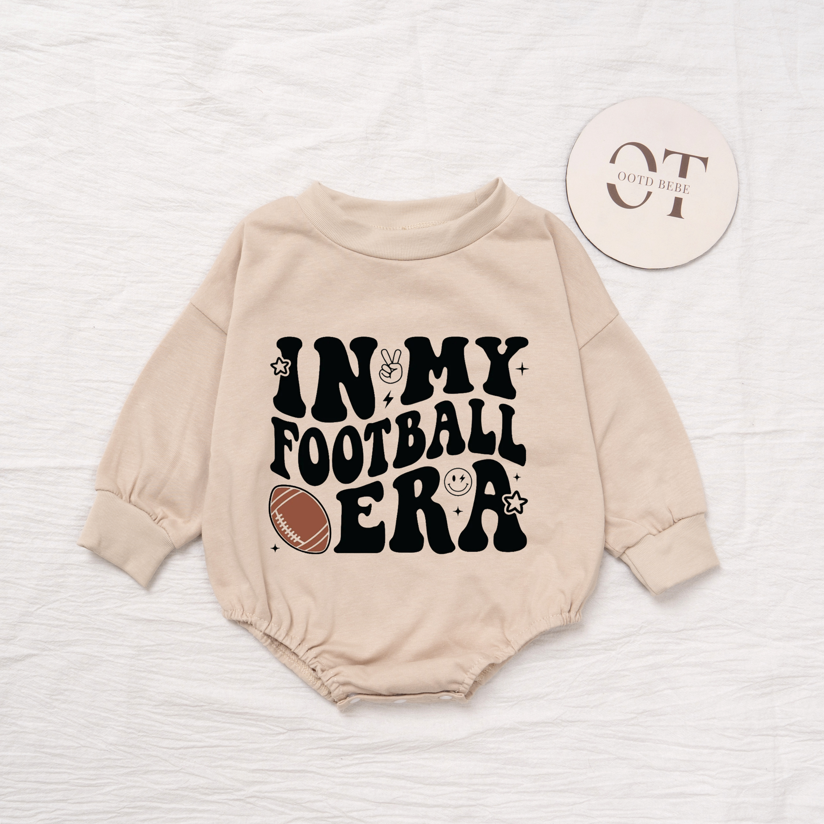 Baby In My Football Era Romper
