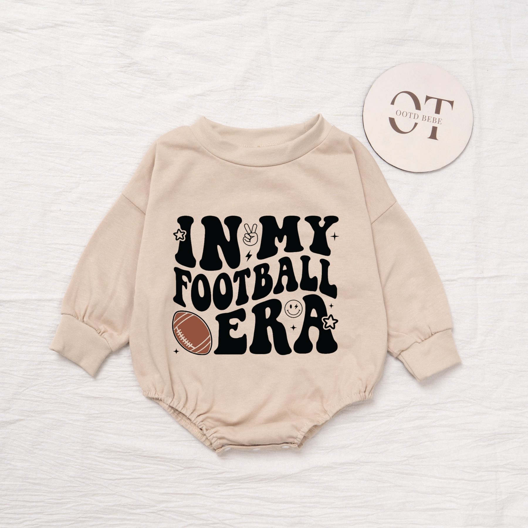 Baby In My Football Era Romper