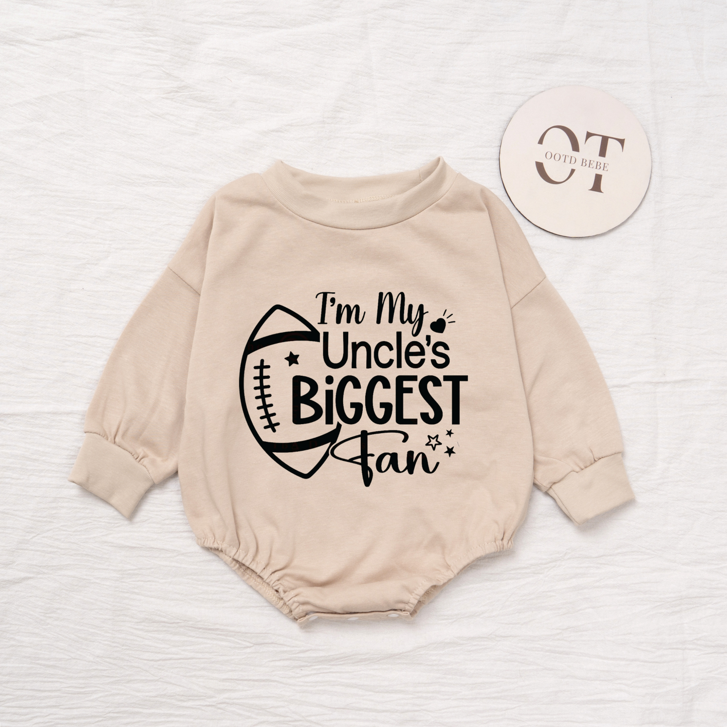 Baby I'm My Uncle's Biggest Fan Romper