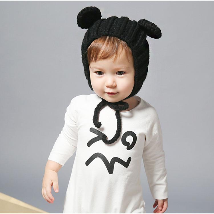 Baby Winter Mickey Wool Cap-visikids
