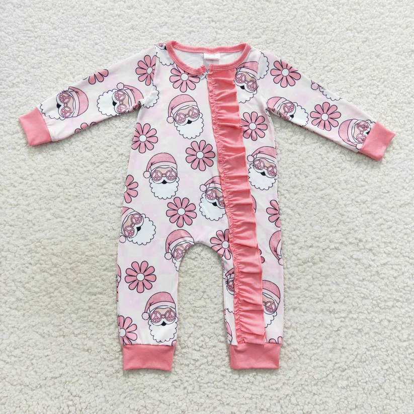 Newborn Groovy Christmas Jumpsuit