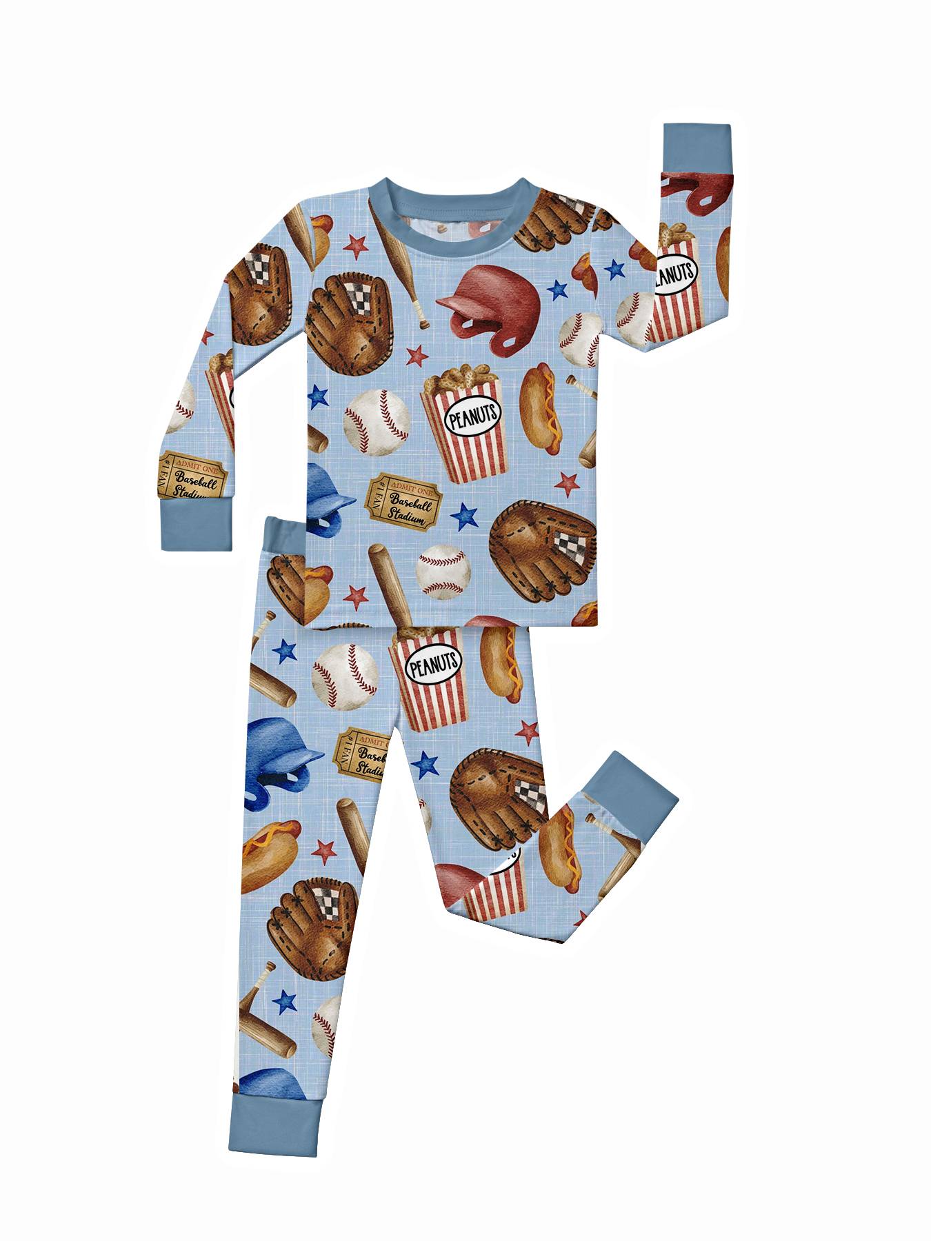 Kid Baseball Bamboo Set ( 2-6Y )